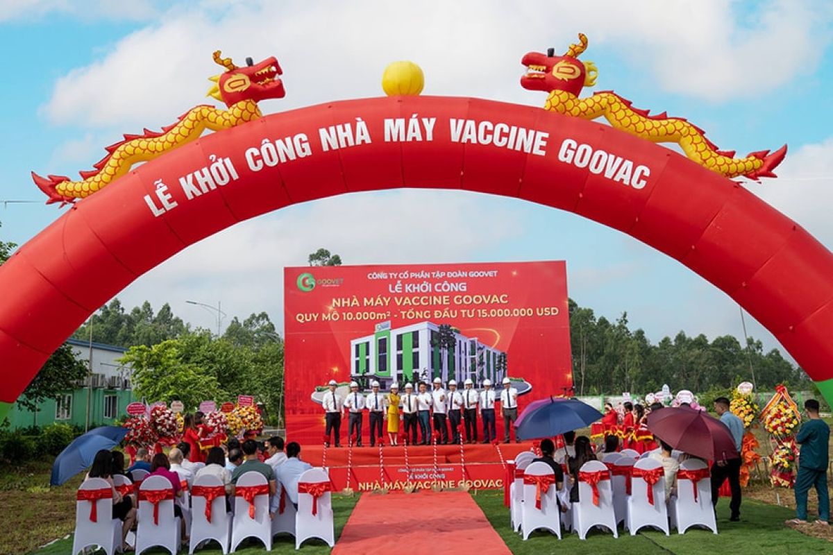 Lễ khởi công xây dựng nhà máy vaccine Goovac