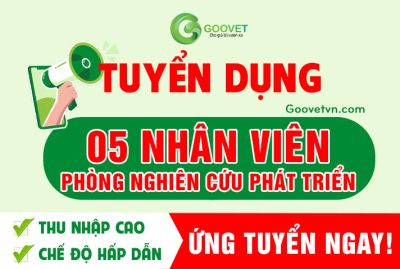 Tuyển dụng nhân viên phòng nghiên cứu phát triển làm việc tại Việt Trì- Phú Thọ